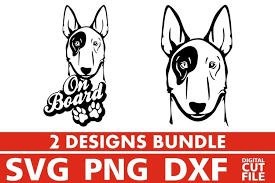 Ready in ai, svg, eps or psd. 2x American Pitbull On Board Bundle Svg Dog Breed Svg Paw 564461 Cut Files Design Bundles