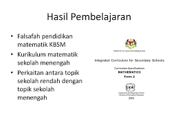 Guru sebagai pemandu arah kepada pelajar. Matematik Kbsm Ppt Download