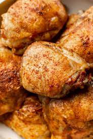 When i bake chicken thighs with olive oil brushed on top (no seasoning) at 350 for 2 hours, it makes a spattered mess in my oven! Easy Baked Chicken Thighs Salt Lavender
