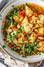 Cabbage Potato Bean Soup Monkey And Me Kitchen Adventures Recipe Whole Food Recipes Bean Soup Bean Soup Recipes