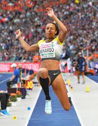 Malaika mihambo added four centimetres to her best with 6.99 world lead (+0.6) to beat sosthene moguenara (6.84 +1.6). I Luv Athletics Mali Mihambo Malaika Mihambo Facebook