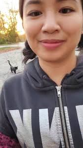 In the middle of my walk today, I felt like someone was following me...so I  turned around and it was this lil cutie! 🥰🥰 It came up to me and gave me  lots of "hugs" . After giving it some attention, I ...