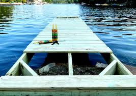 Step to install floats on a wooden dock. Diy Floating Boat Dock Sika