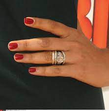 Camila Alves Beautiful Assortment Of Rings Celebrity Engagement Rings Camila Alves Bling Rings