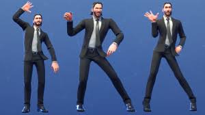 John wick is a set of cosmetics in battle royale themed around the infamous fictional assassin, john wick, from the cinematic franchise of said character. Fortnite John Wick Skin Performs All Dances Emotes Youtube