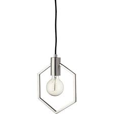 Geometric Silver Pendant Light Brass Pendant Light Pendant Light Square Pendant Lighting
