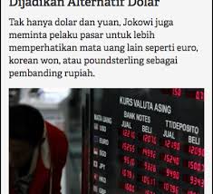 Pergerakan mata uang negara maju juga terbilang bervariasi. Salah Jokowi Meminta Masyarakat Beralih Menggunakan Mata Uang Tiongkok Ini Negara Indonesia Apa China Turnbackhoax Id