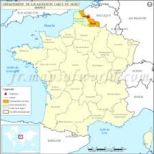 Le nord (/nɔʁ/) est le département français comprenant les territoires les plus septentrionaux de la france. Carte De Localisation Nord Nord Departement France