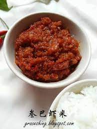 辣的食物都特别开胃 就连家里的宝贝焺也开始尝试辣的味道 叁巴虾米 一道很下饭的料理 材料 虾米 200克 洗净 剁碎
