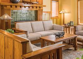 Arts Crafts Style Amish Furniture Solid Wood Furniture Living Room Furniture Living Room Sets Living Room Seating Spring Living Room