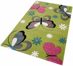 Kinder teppich schmetterling design konturenschnitt kinderzimmer pink lila. Kinderteppich Gartempe Merinos Rechteckig Hohe 13 Mm Schmetterlinge Handgearbeiteter Konturenschnitt Online Kaufen Otto