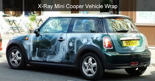 Creative Mini X Ray Wrap Car Wrap Car Wrap Design Car Graphics