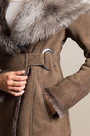 Embrace Winter In The Felicia Shearling Sheepskin Jacket Lavished In Plush Merino Sheepskin And Crowned With A Hood Tr Sheepskin Jacket Jackets Kimono Fashion