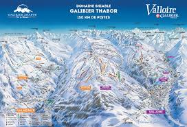 Plan Des Pistes Valloire Valmeinier Val De Loire Location Ski Station De Ski