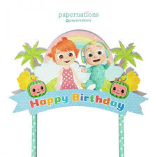 Check spelling or type a new query. Cocomelon Cake Topper