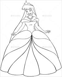 See more ideas about princess coloring pages, princess coloring, coloring pages. 20 Princess Coloring Pages Vector Eps Jpg Free Premium Templates