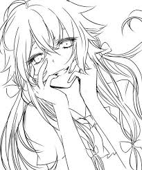 Adorable Anime Art Cute Inspiring Picture On Favim Com By Mirai Nikki Line Art Design Yuno Gasai