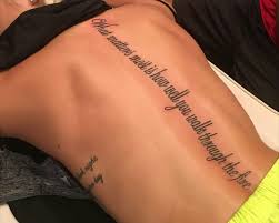 Pin Acquaintcd Spine Tattoos Side Tattoos Women Quotes Faith Tattoo On Wrist