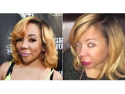 The eye color of people differs. Tiny Changed Eye Color Tiny S New Eye Color Tameka Tiny Harris People Com