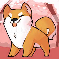 (1) divide the face shape into parts. How To Draw A Shiba Inu Step By Step Drawing Guide By Jolly Dragoart Com