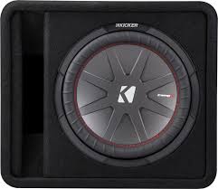 If you really want to hit harder, you are going to need a better amp along with better subs and most importantly a better enclosure. Kicker Compr 12 Dual Voice Coil 2 Ohm Loaded Subwoofer Enclosure Black 43vcwr122 Best Buy