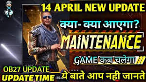 The ob27 update of free fire (ff) is scheduled to release on april 14, 2021. Maintenance Free Fire 14 April Update Full Details Free Fire Maintenance Break Ob 27 Update Nghenhachay Net