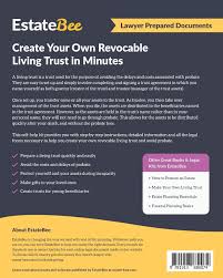 What is a joint revocable living trust. Living Trust Kit Make Your Own Revocable Living Trust In Minutes Without A Lawyer Estate Planning Series United States Estatebee 9781913889074 Amazon Com Books