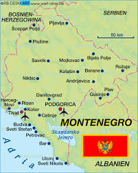 Infrastructure greatly improved since independence as montenegro became. Karte Von Montenegro Land Staat Welt Atlas De