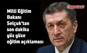 Yeni i̇l milli eğitim müdürü ataması yapıldı. Milli Egitim Bakani Selcuk Tan Son Dakika Yuz Yuze Egitim Aciklamasi Aydin Haberleri Aydin Haber