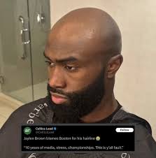 Celtics' Jaylen Brown Mocked For New Haircut
