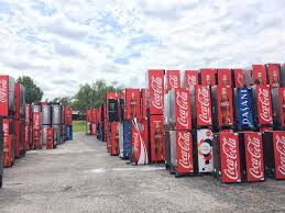 Make sure the coke machine supports this method. Michael Tracey On Twitter Here S A Giant Stack Of Coca Cola Vending Machines In Southern Missouri Enjoy