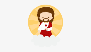 Su resurrección fue la confirmación tanto del origen santo como de la naturaleza divina de jesús. Jesus Clipart Png Sagrado Corazon De Jesus Animado 400x400 Png Download Pngkit
