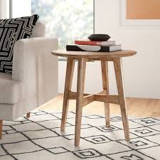 Conrad End Table Allmodern In 2020 End Tables Solid Wood Dining Chairs Modern Furniture Living Room