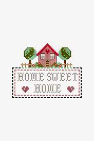 Pdf downloadable patterns are an easy way to get the pattern you want quickly and easily. The Home Sweet Home Cross Stitch Pattern