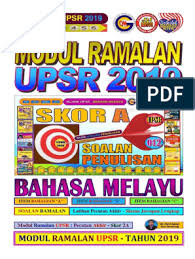 This section consists of two questions. Modul Ramalan Upsr Bm012 2