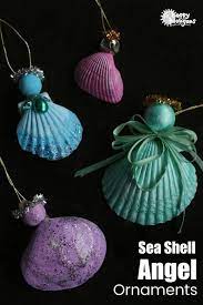 6 large cup oyster shells. Seashell Angel Ornament For Kids To Make Happy Hooligans