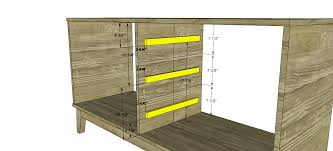 Six drawers in varied sizes open on smooth metal glides. Free Diy Furniture Plans How To Build A Steppe 6 Drawer Dresser The Design Confidential