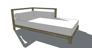 Find all of it right here. Free Woodworking Plans To Build A 2 2 Full Sized One Armed Daybed The Design Confidential Bed Woodworking Plans Diy Daybed Woodworking Plans Free