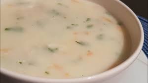 شوربة المطاعم البيضاء بالخضروات و الدجاج youtube