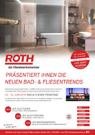 Firma in der nähe von fliesen roth. Roth Die Handwerksmeister News 13 14 Juni 2019 Bad Fliesen Trendtage Bei Roth In Gleisdorf