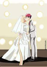 Soma & erina happy wedding. Pin On Shokugeki No Souma