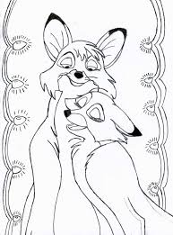 Fox And The Hound Coloring Pages Google Sogning Horse Coloring Pages Cartoon Coloring Pages Fox Coloring Page
