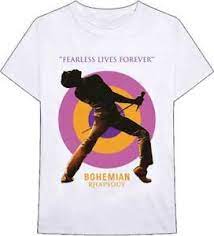 Queen Bohemio Rhapsody sin Miedo Vive Forever Rock Clásico Camiseta  32771192 | eBay