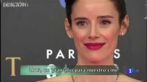 Elena Anaya y Pilar López de Ayala posando en el photocall de Los Goya