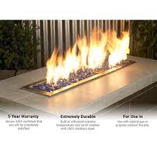 Relax by the warmth of an inviting fire on a cool summer night or crisp fall complete with a 30,000 btu stainless steel burner, you can enjoy all the ambiance of a classic fire, without the mess of tending ashes. Stainless Steel Fire Pit Burner Backyard Fire Glass Fire Pit Stainless Steel Fire Pit