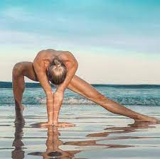 Naked Yoga on the Beach | POPSUGAR Fitness