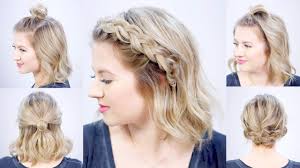 Now reading13 chic, easy hairstyles for short hair. Five 1 Minute Super Easy Hairstyles Milabu Youtube