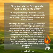 Descubre La Oracion De La Sangre De Cristo Para El Amor Demuestra Tu Agradecimiento Con Esta Oracion A Cristo Para Oraciones Oraciones Poderosas San Pancracio