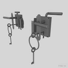 Door Lock Mouse 3d Model Ad Lock Door Model Mouse Door Locks 3d Model Lock