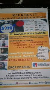 Pertanyaan interview di pt swakarya insan mandiri. Lowongan Kerja Medan Pt Swakarya Insan Mandiri Lowongan Kerja Medan Terbaru Tahun 2021